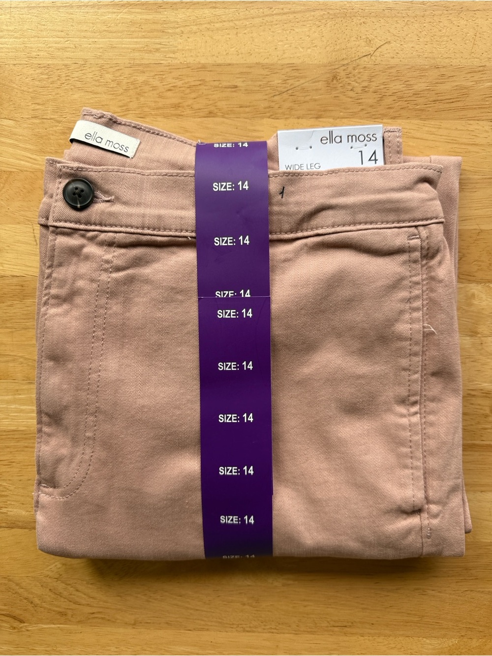 Ella Moss Wide Leg Crop High Rise
